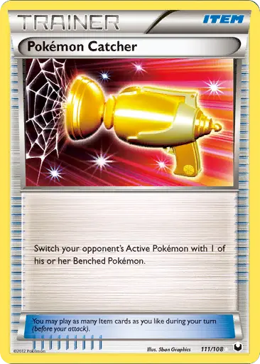 Pokémon Catcher - Dark Explorers 111/108 (Secret Rare)
