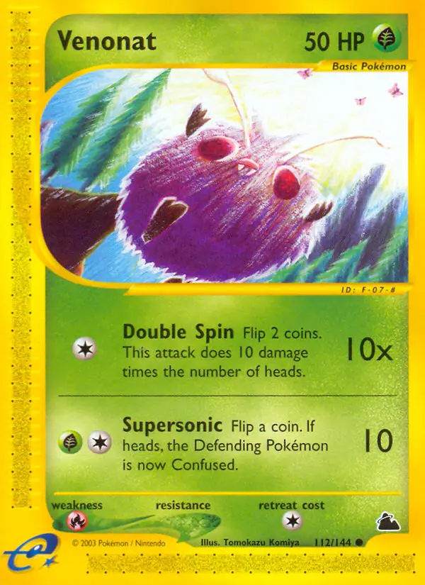 Venonat - Skyridge 112/144 (Regular)