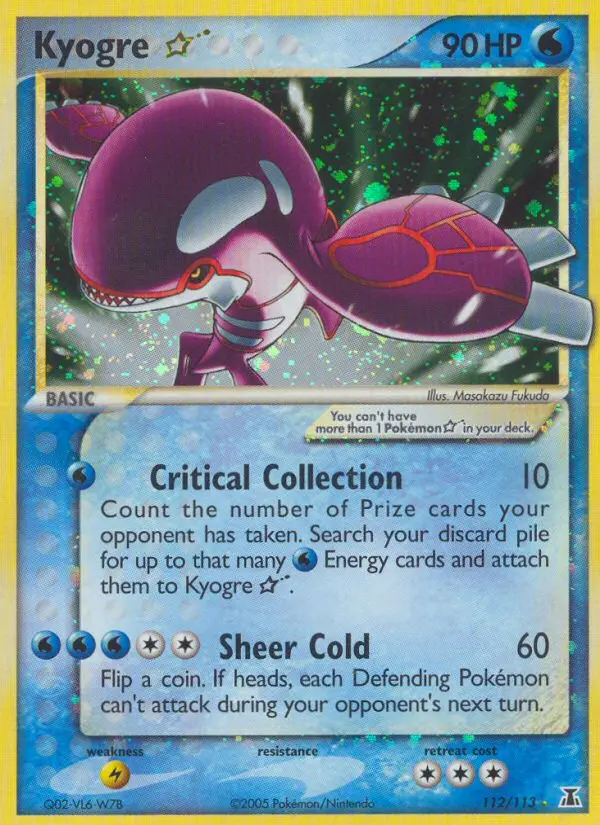 Kyogre ★ - Delta Species 112/113 (Holo)