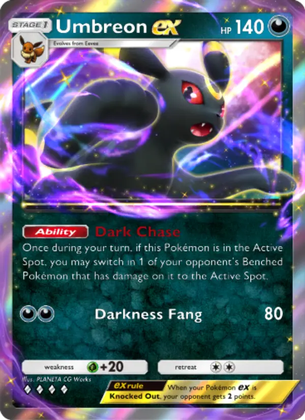 Umbreon ex - Wisdom of Sea and Sky 112/161