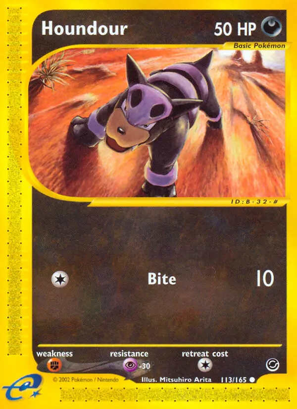 Houndour - Expedition Base Set 113/165 (Regular)