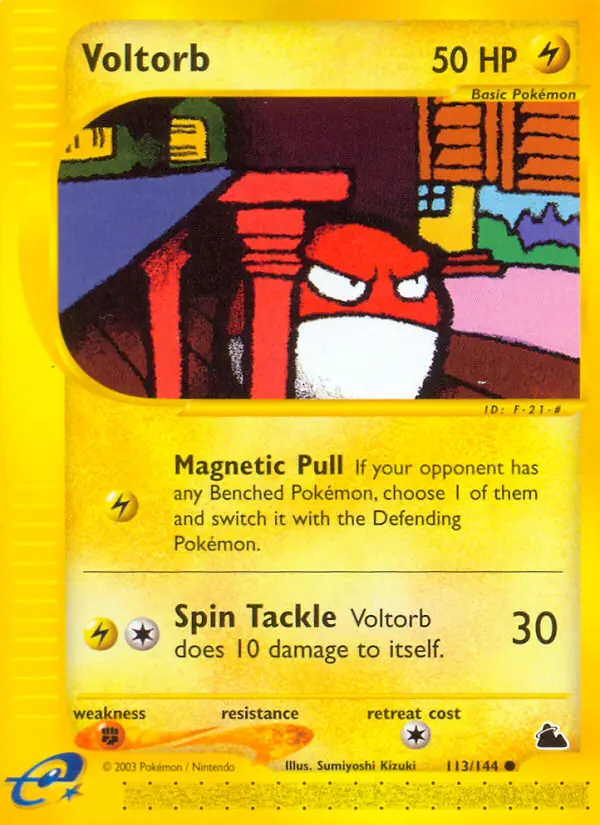 Voltorb - Skyridge 113/144 (Reverse Holo)