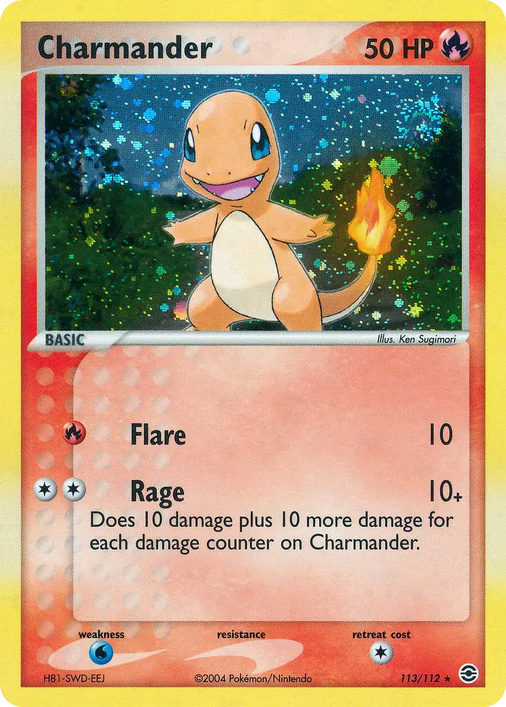 Charmander - FireRed & LeafGreen 113/112 (Secret Rare)