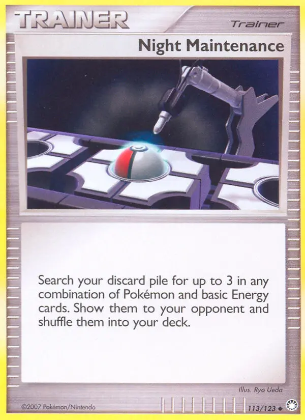 Night Maintenance - Mysterious Treasures 113/123 (Reverse Holo)