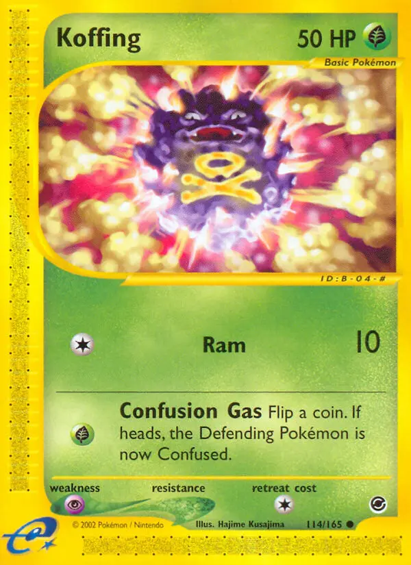 Koffing - Expedition Base Set 114/165 (Regular)