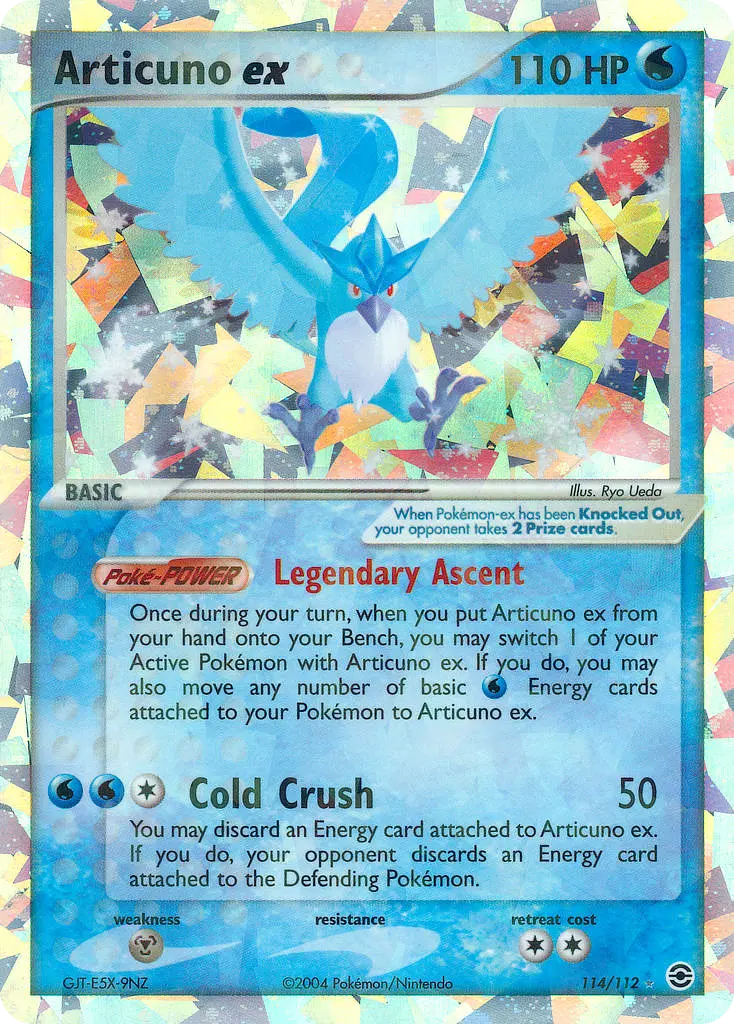 Articuno ex - FireRed & LeafGreen 114/112 (Secret Rare)