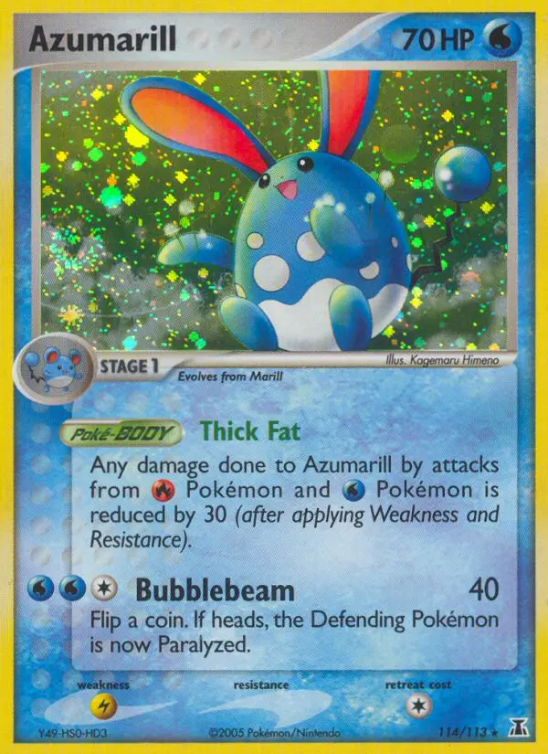 Azumarill - Delta Species 114/113 (Secret Rare)