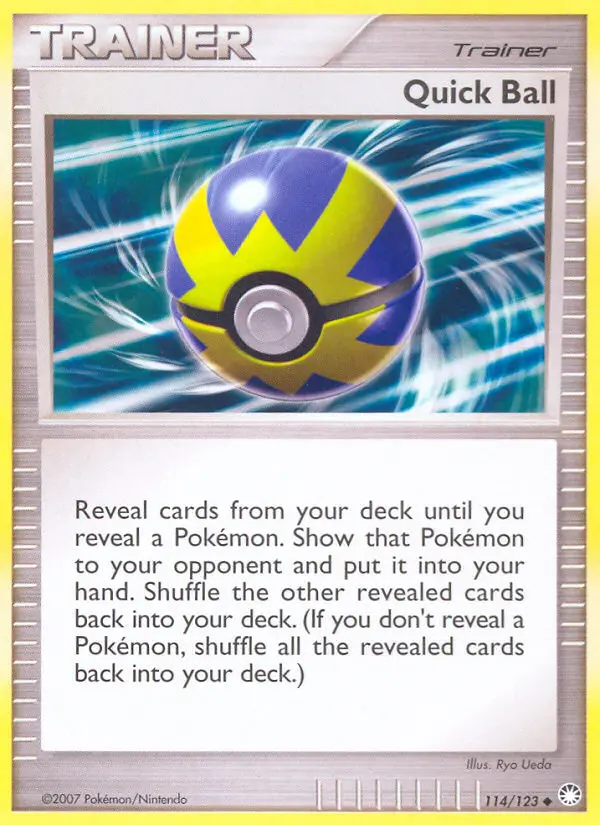 Quick Ball - Mysterious Treasures 114/123 (Regular)