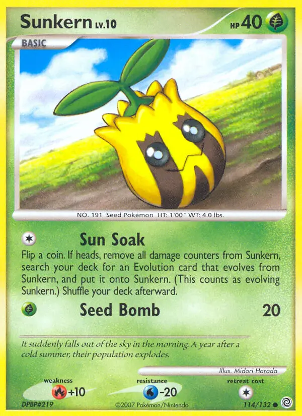 Sunkern - Secret Wonders 114/132 (Regular)
