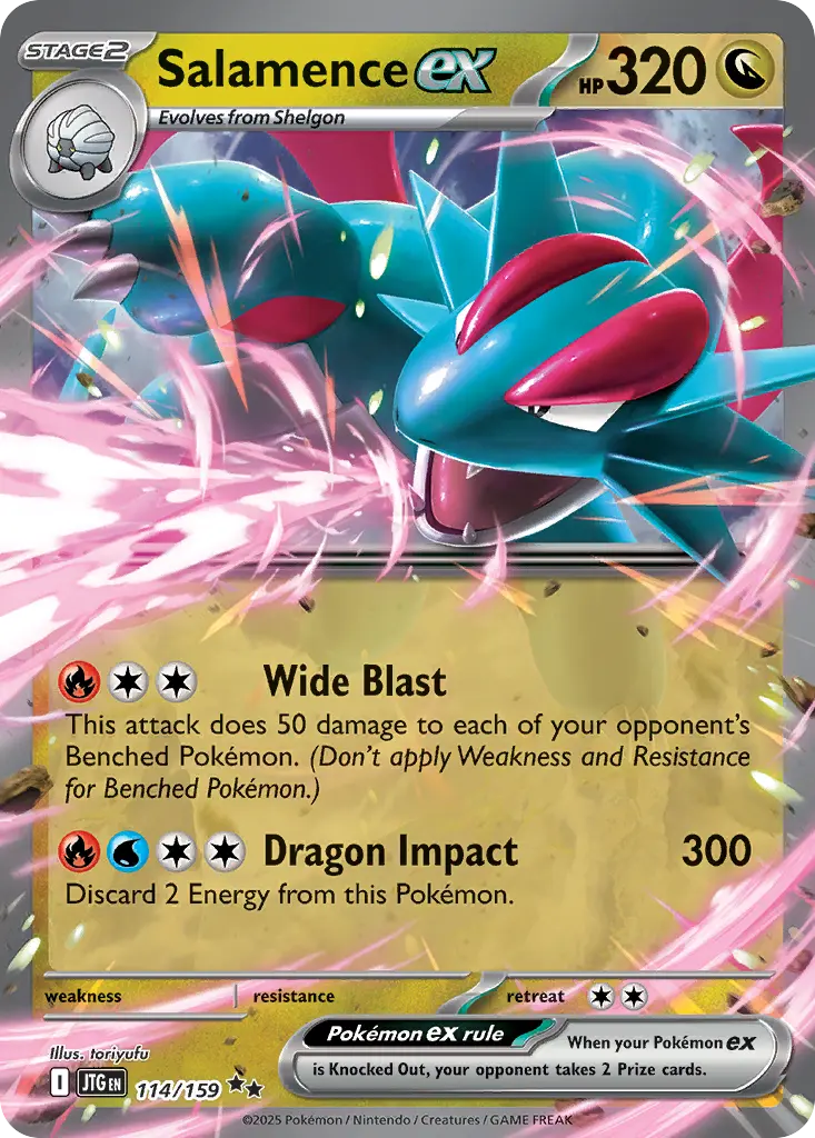 Salamence ex - Journey Together 114/159 (Holo)