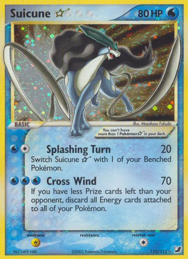 Suicune ★ - Unseen Forces 115/115 (Holo)