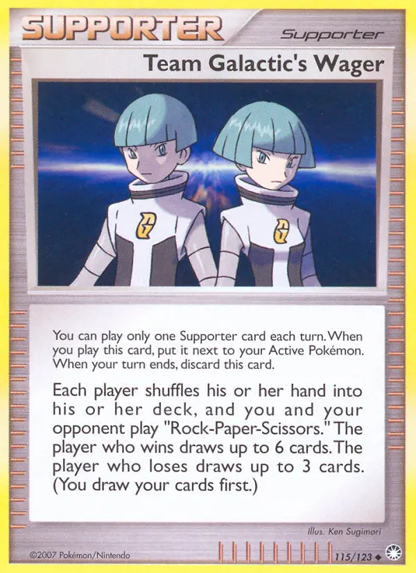 Team Galactic's Wager - Mysterious Treasures 115/123 (Regular)