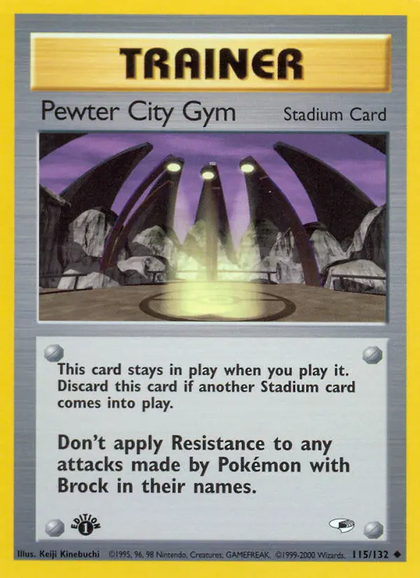 Pewter City Gym - Gym Heroes 115/132 (Regular)