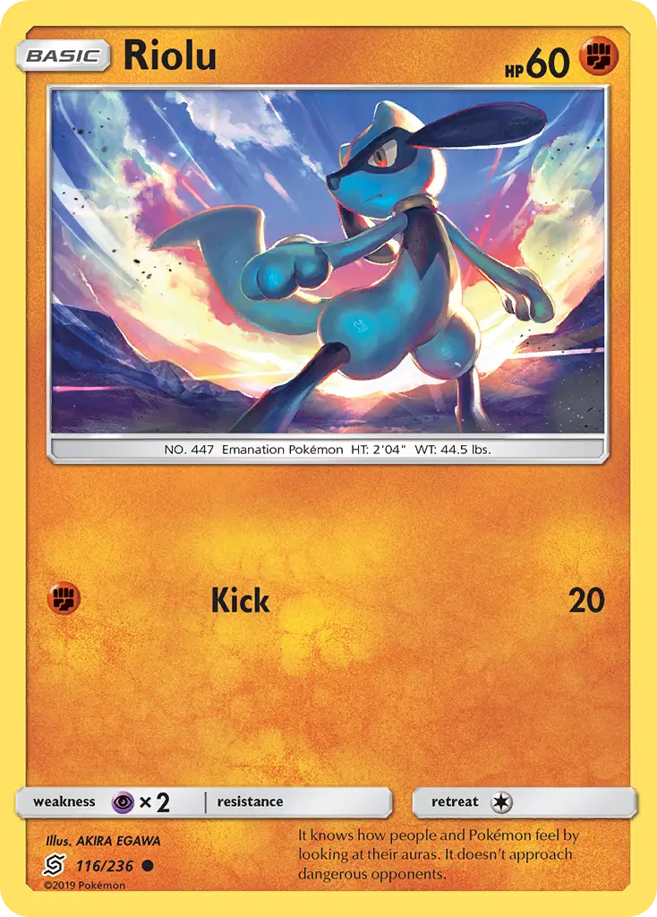 Riolu - Unified Minds 116/236 (Regular)
