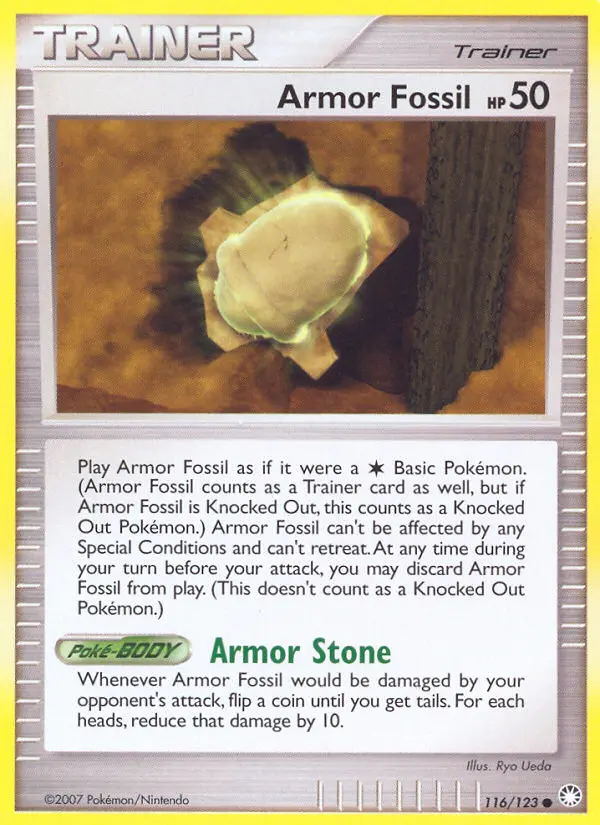 Armor Fossil - Mysterious Treasures 116/123 (Regular)