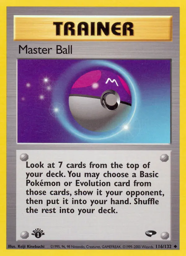 Master Ball - Gym Challenge 116/132 (Regular)