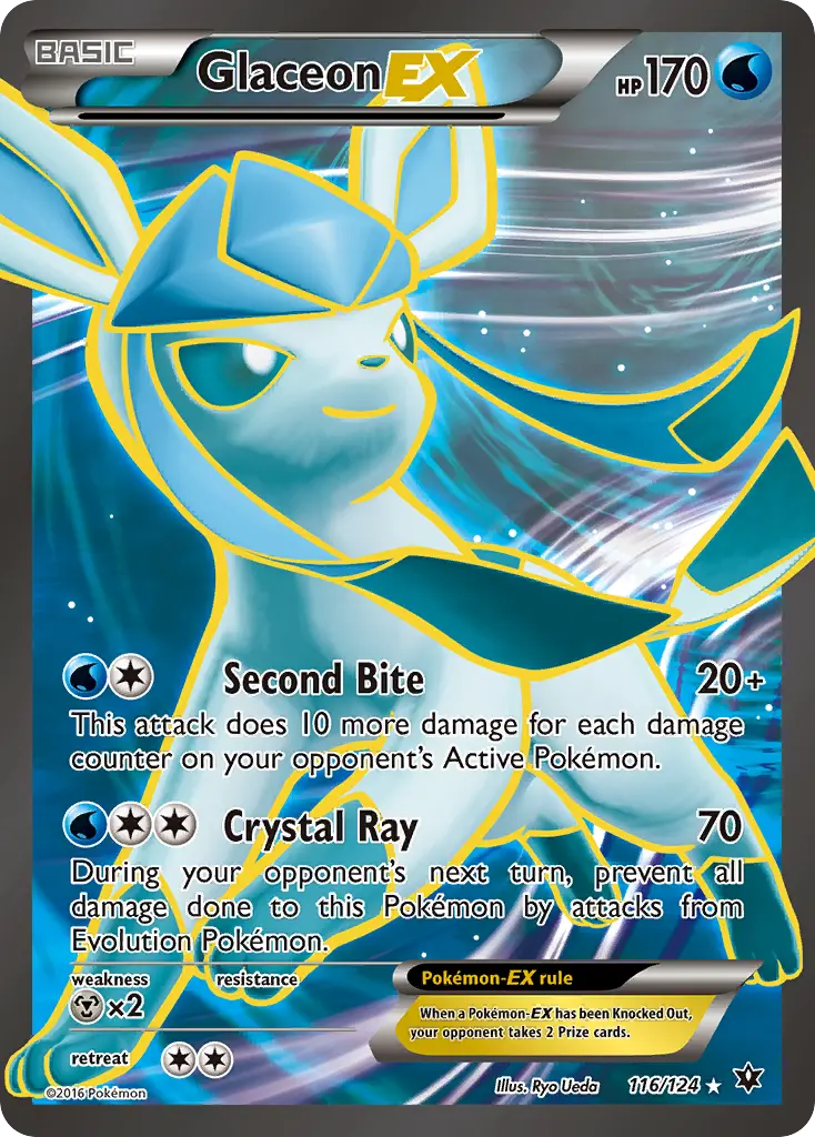 Glaceon-EX - Fates Collide 116/124 (Ultra Rare)