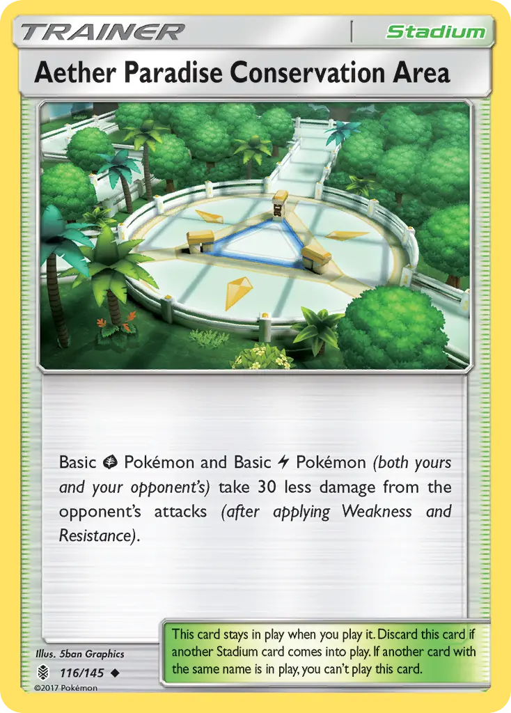 Aether Paradise Conservation Area - Guardians Rising 116/145 (Regular)