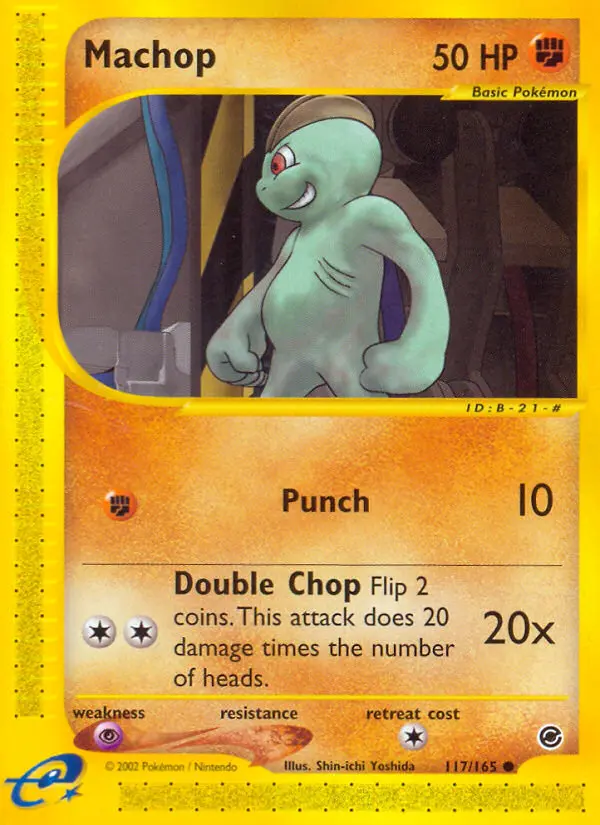 Machop - Expedition Base Set 117/165 (Reverse Holo)
