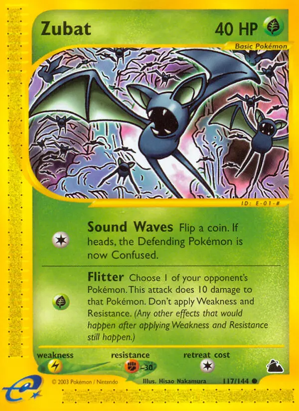 Zubat - Skyridge 117/144 (Regular)