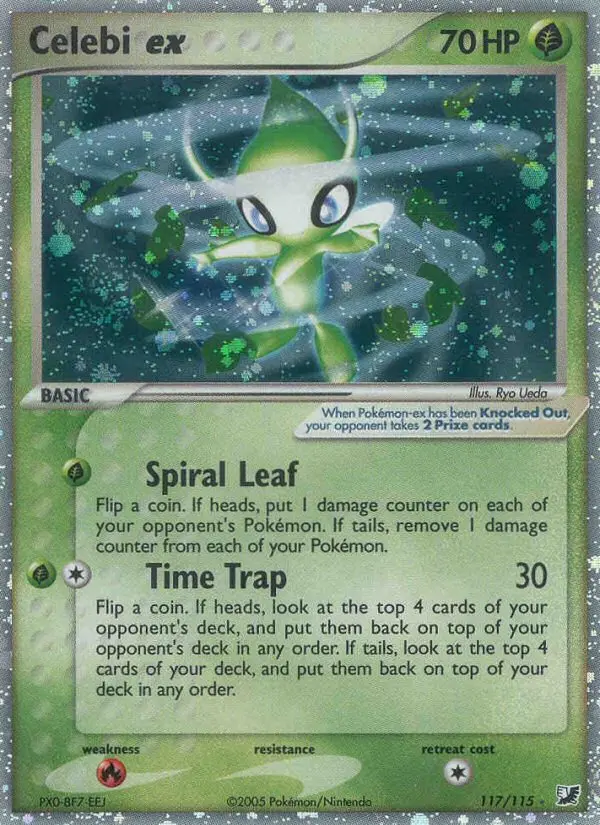 Celebi ex - Unseen Forces 117/115 (Secret Rare)