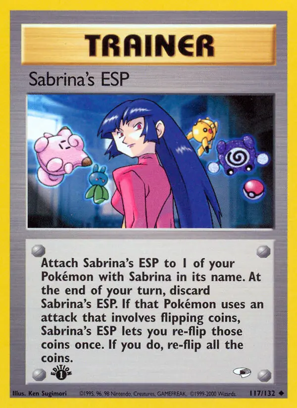 Sabrina's ESP - Gym Heroes 117/132 (Regular)