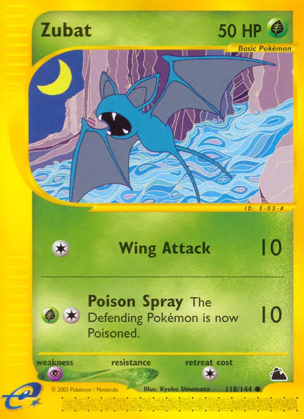 Zubat - Skyridge 118/144 (Regular)