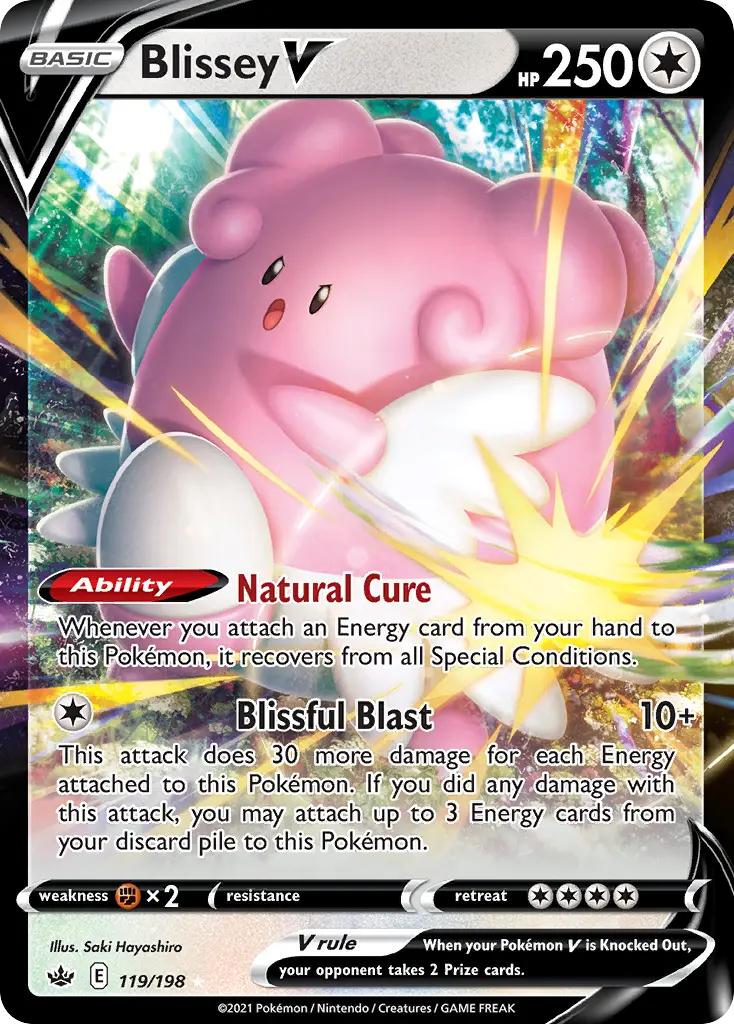 Blissey V - Chilling Reign 119/198 (Holo)