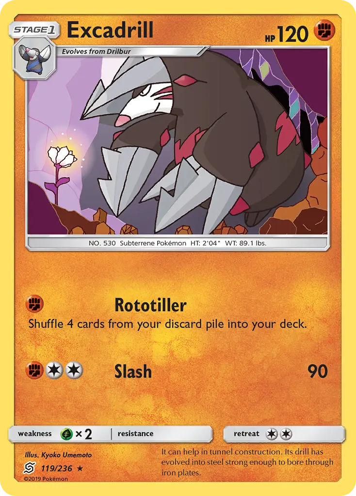 Excadrill - Unified Minds 119/236 (Regular)