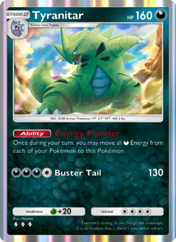 Tyranitar - Wisdom of Sea and Sky 119/161
