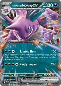 Team Rocket's Nidoking ex - Destined Rivals 119/182 (Holo)