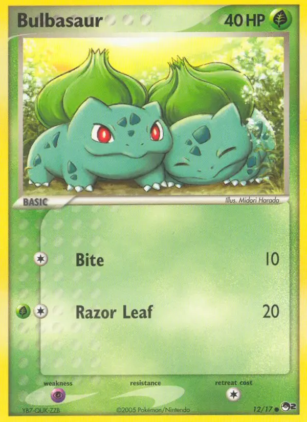 Bulbasaur - POP Series 2 012/017 (Regular)