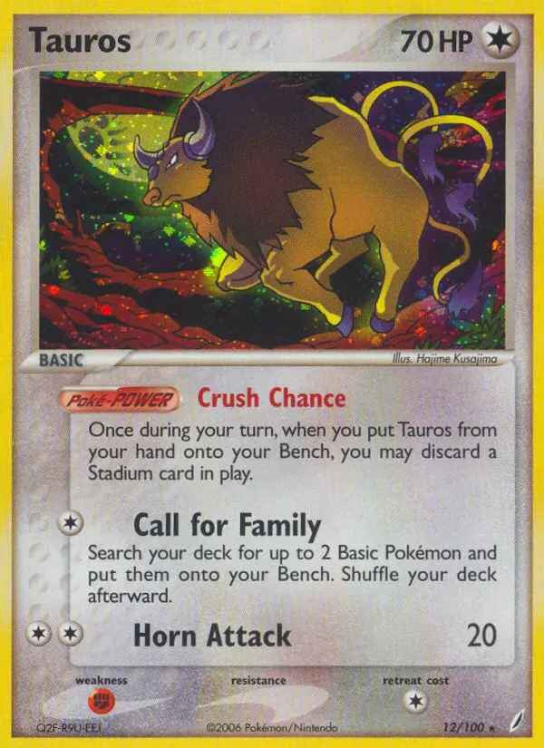 Tauros - Crystal Guardians 012/100 (Holo)