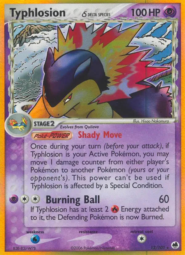 Typhlosion δ - Dragon Frontiers 012/101 (Holo)