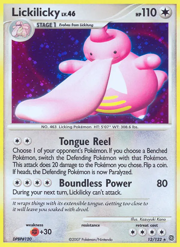 Lickilicky - Secret Wonders 012/132 (Reverse Holo)