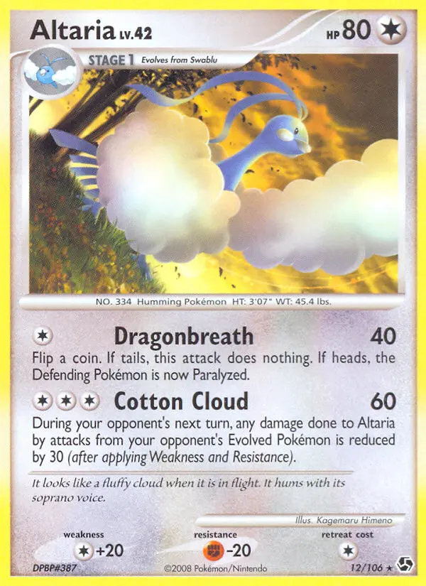 Altaria - Great Encounters 012/106 (Regular)