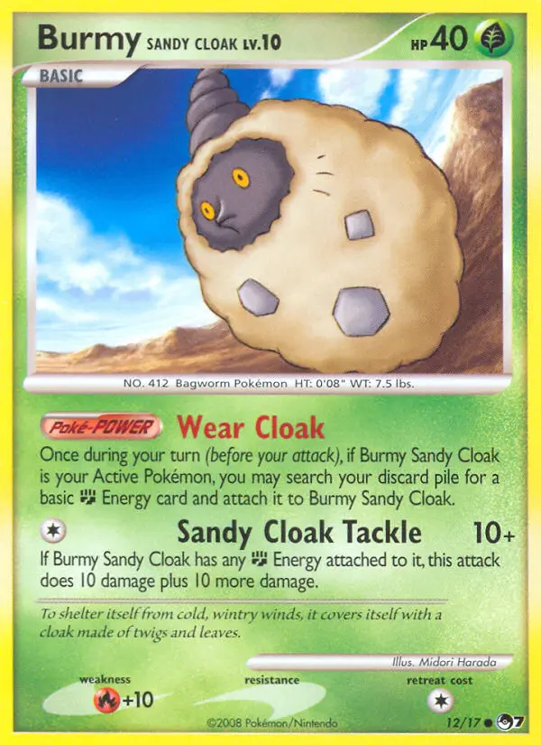 Burmy Sandy Cloak - POP Series 7 012/017 (Regular)