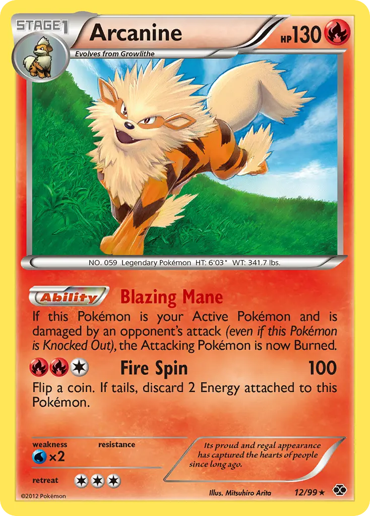 Arcanine - Next Destinies 012/099 (Regular)
