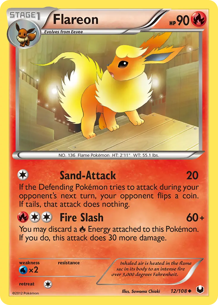 Flareon - Dark Explorers 012/108 (Regular)