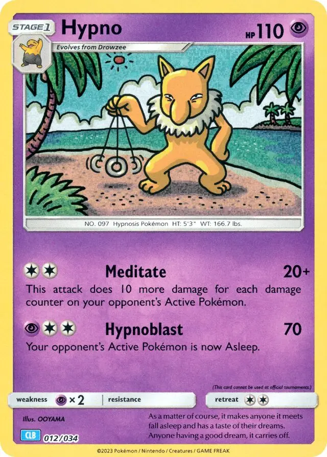 Hypno - Blastoise & Suicune ex 012/034 (Holo)