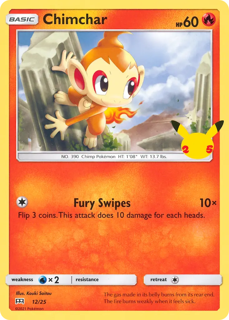 Chimchar - McDonald's Collection 2021 012/025 (Regular)