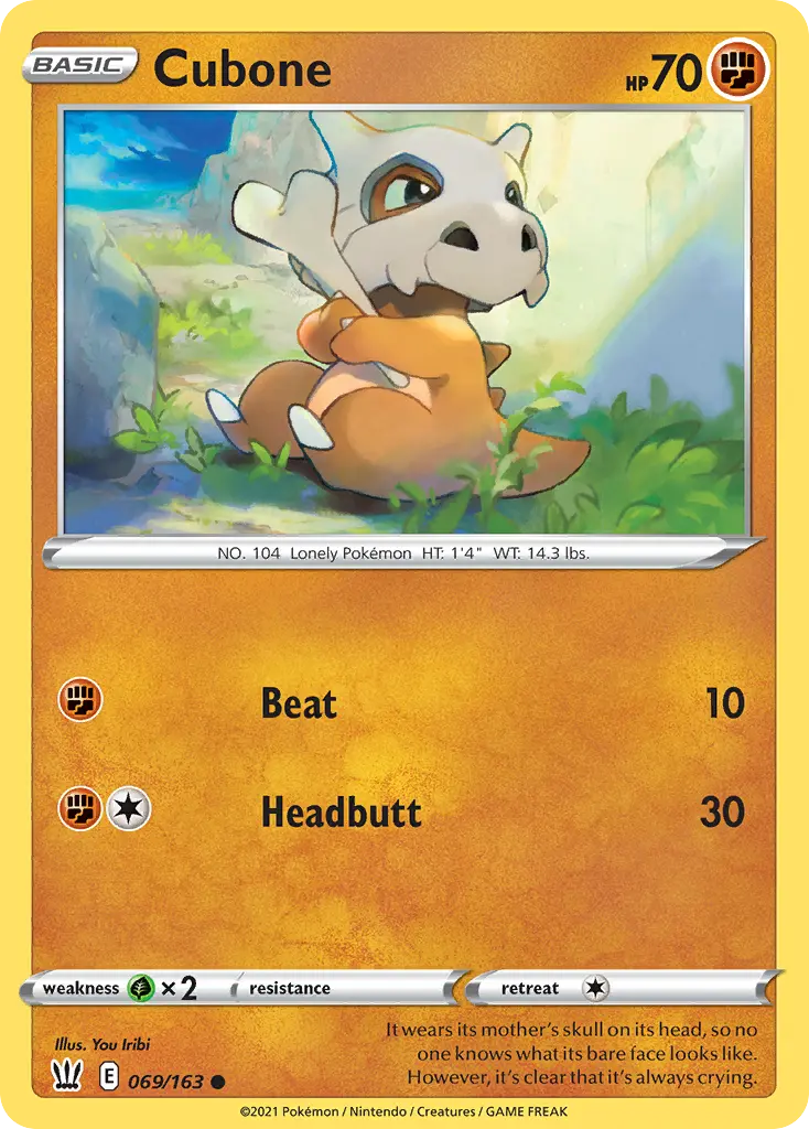 Cubone - Trick or Trade 2022 012/030 (Regular)