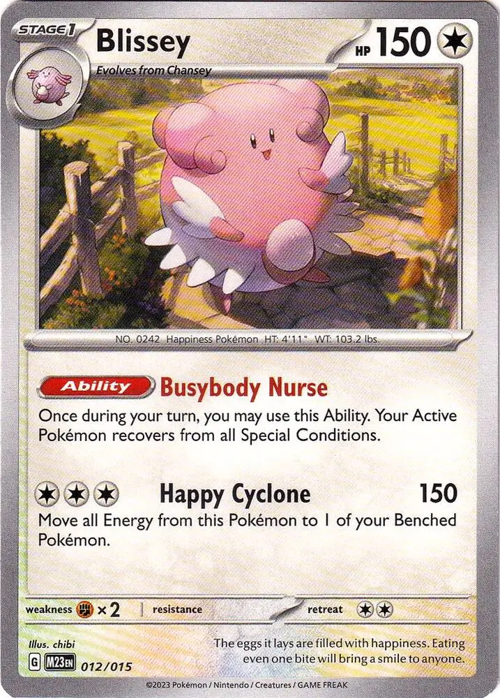 Blissey - McDonald's Collection 2023 012/015 (Regular)