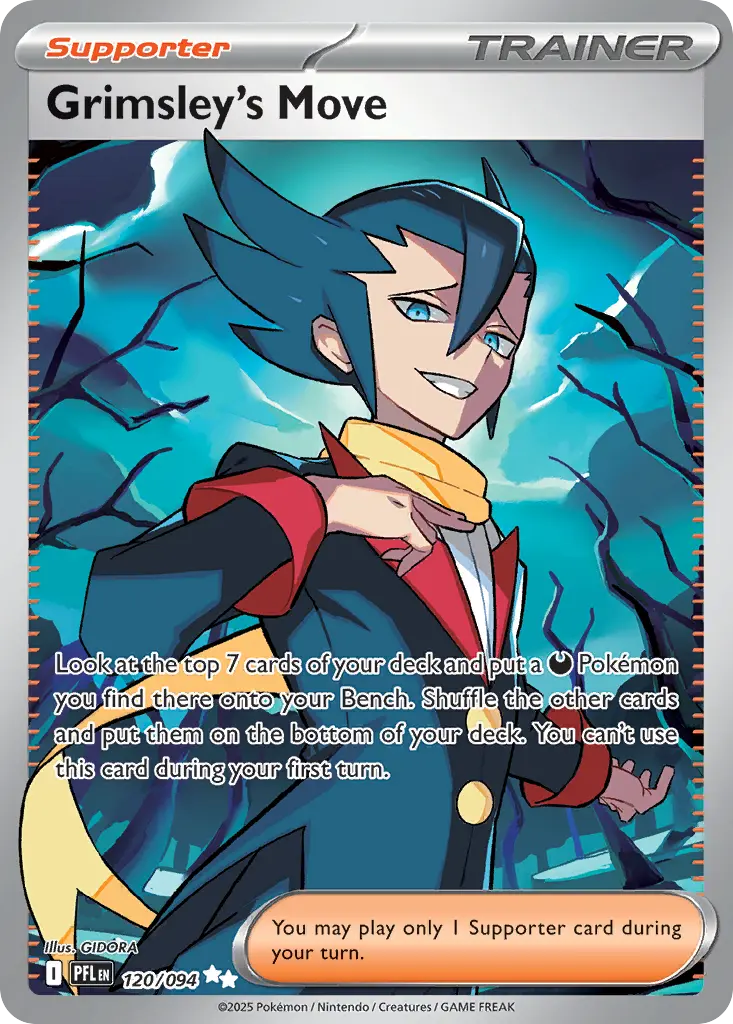 Grimsley's Move - Phantasmal Flames 120/094 (Holo)