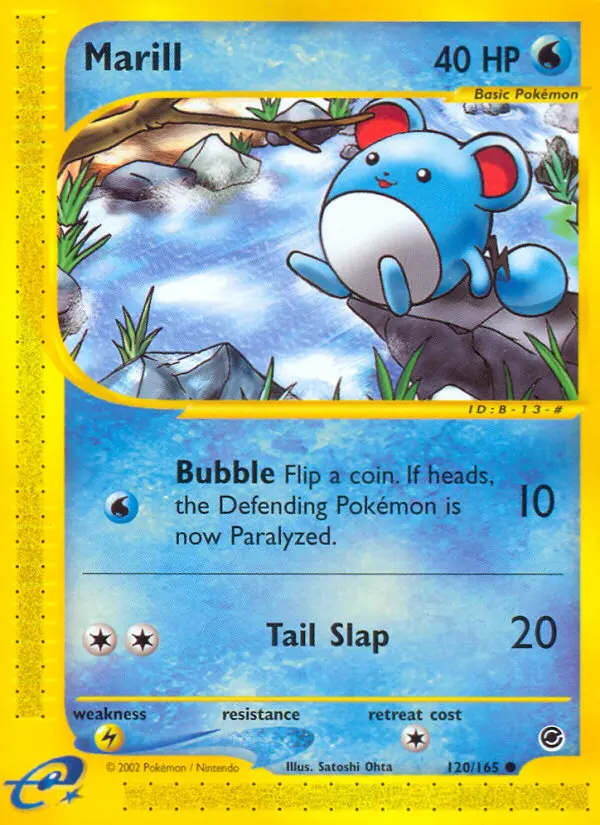 Marill - Expedition Base Set 120/165 (Reverse Holo)