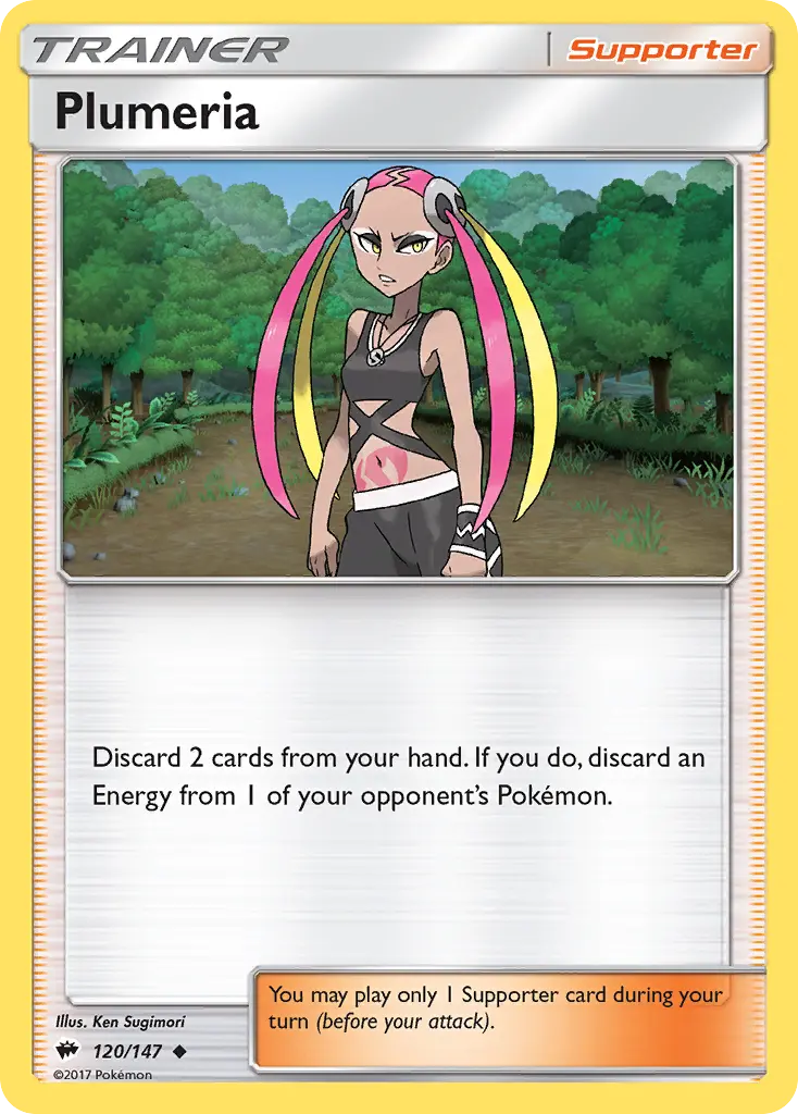 Plumeria - Burning Shadows 120/147 (Regular)