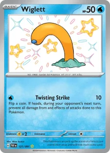 Wiglett - Paldean Fates 121/091 (Holo)