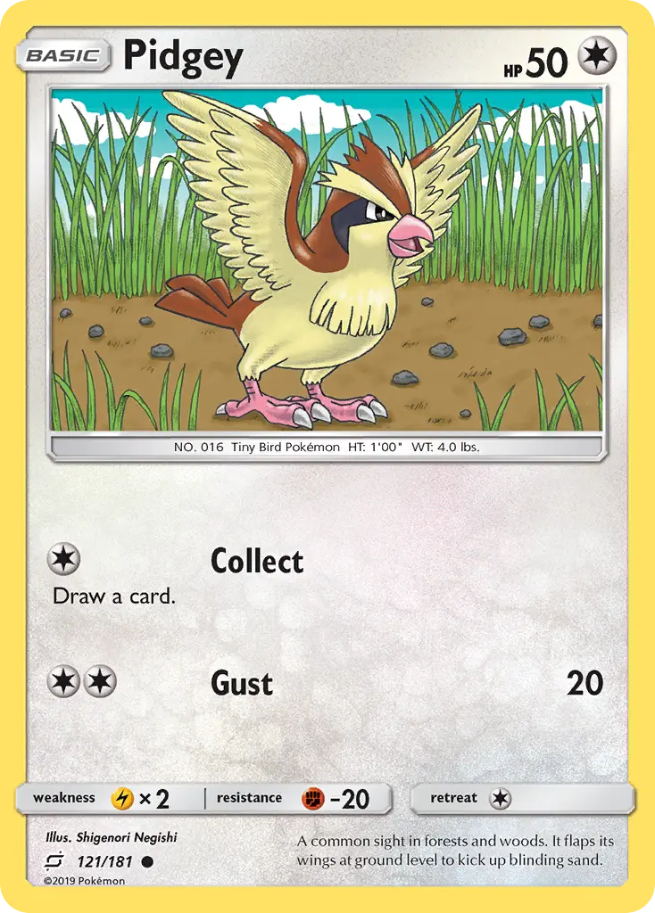 Pidgey - Team Up 121/181 (Regular)