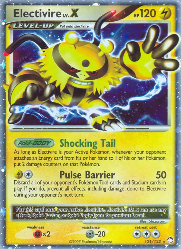 Electivire LV.X - Mysterious Treasures 121/123 (Holo)