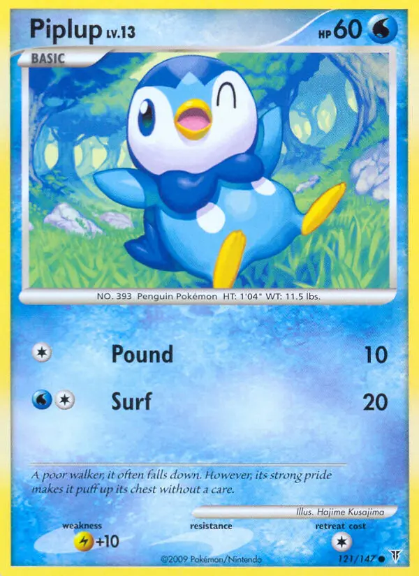 Piplup - Supreme Victors 121/147 (Reverse Holo)